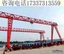 广东江门5吨单梁龙门吊厂家 门式起重机起吊过程