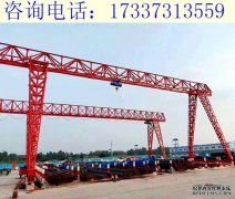 广东阳江3吨花架龙门吊公司 门式起重机在货场中